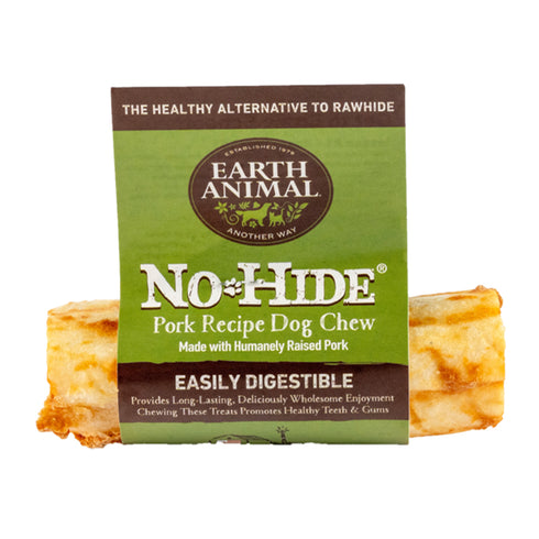 Earth Animal Pork No-Hide Wholesome Chews Small 4" Dog Treats - Poudre Pet and Feed Supply